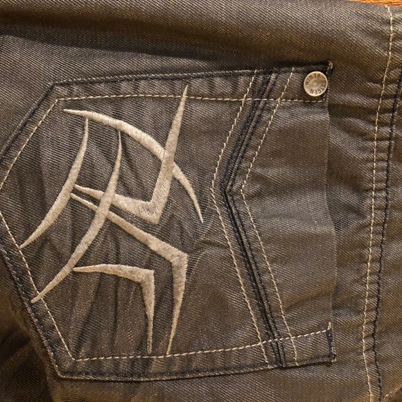 Mens Oxygen 32' Bootcut Jeans - Picture 2 of 3